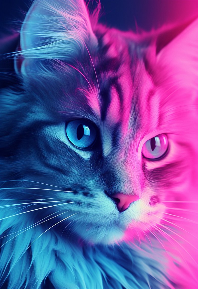 Creavip neon görsel dili