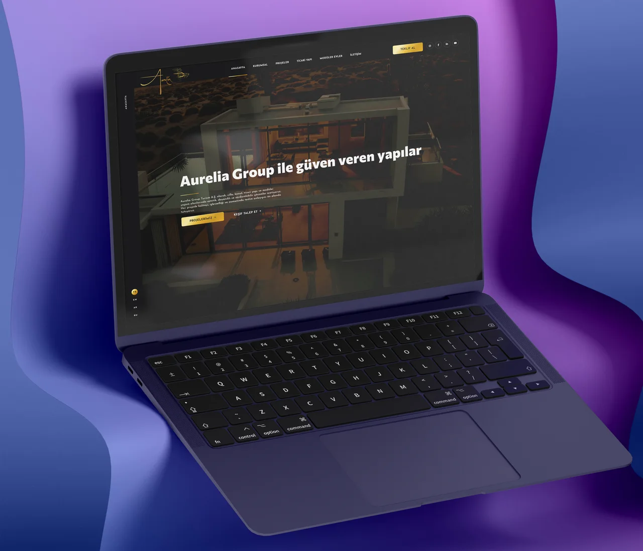 Aurelia Group Web Sitesi