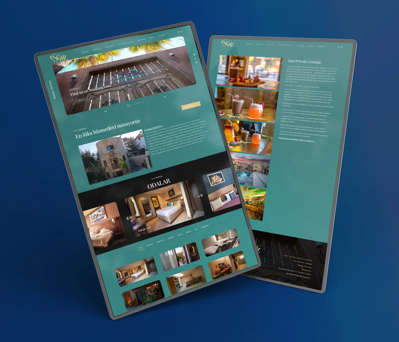 Sezz Hotels Web Sitesi
