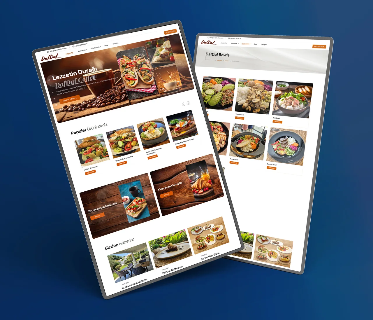 DafDaf Coffee Web Sitesi