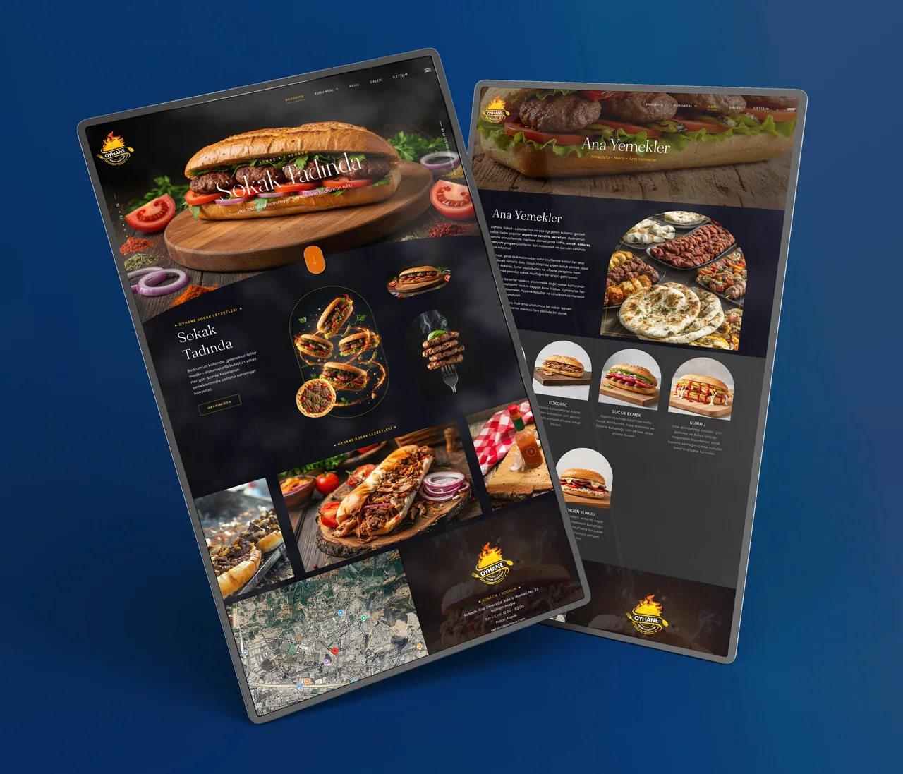 Oyhane Sokak Lezzetleri Web Sitesi