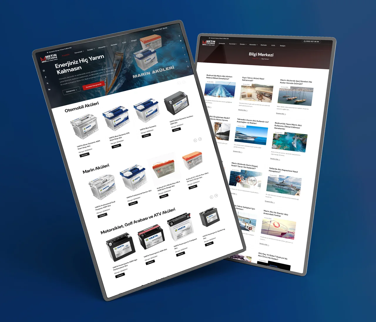 Metin Akü Bodrum Web Sitesi